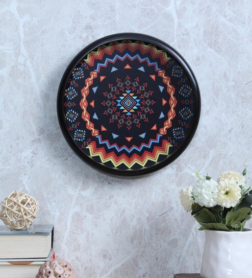 Buy Black Wood Decorative Wall Plate By Crayton Online Wall