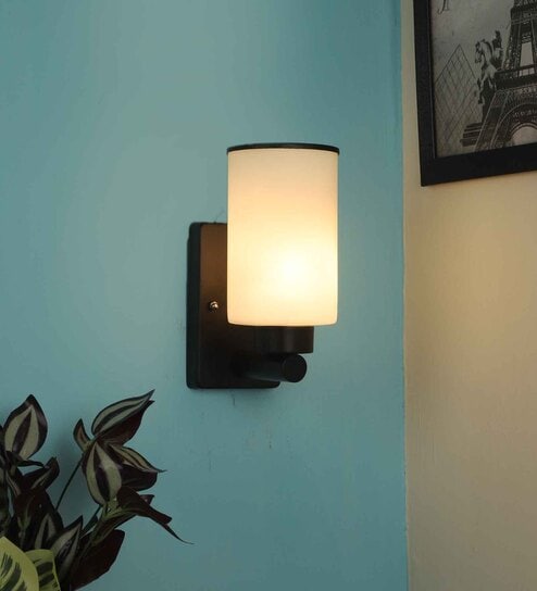 Volga Black Wood Wall Sconces