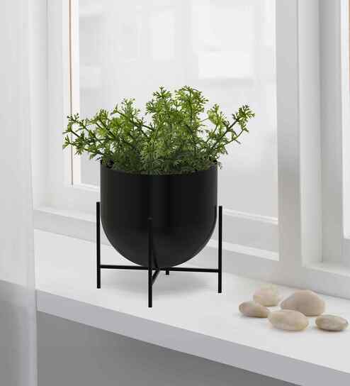 BlackAluminium Tess Pot
