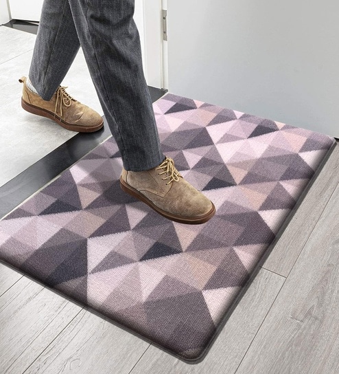 Block PVC 18x30 Inches Anti Skid Door Mat
