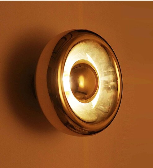 Blubbern Large Handpainted Iron Wall Light