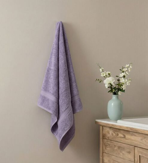 Blue 100% Cotton 525 Gsm Bath Towel