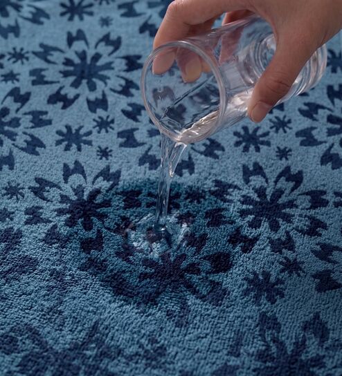 Blue 100% Cotton 630 Gsm Bath Towel