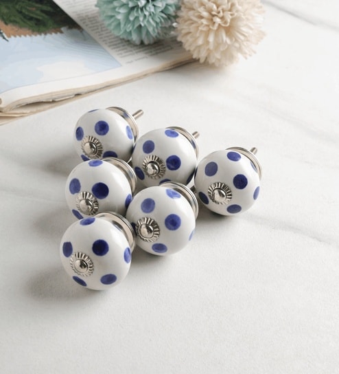 Blue Belle Knob set of 6