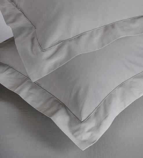 Blue Check 200 TC Cotton King Size Bed Sheet with 2 Pillow Covers 24 Collection