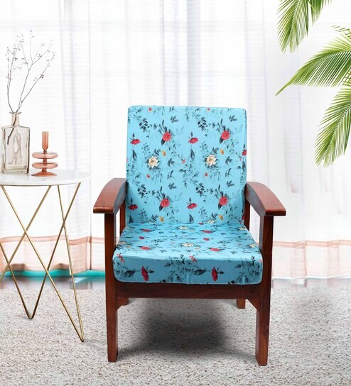 Buy Multicolor Traditional Polyester 15x19 Inch Stretchable Chair