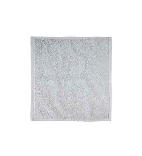 Blue Cotton Solid 550 GSM Face Towel Set (4Pc)