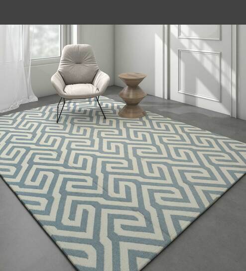 Classic Striped Black & White Flatweave Woven Area Rug - WallMantra