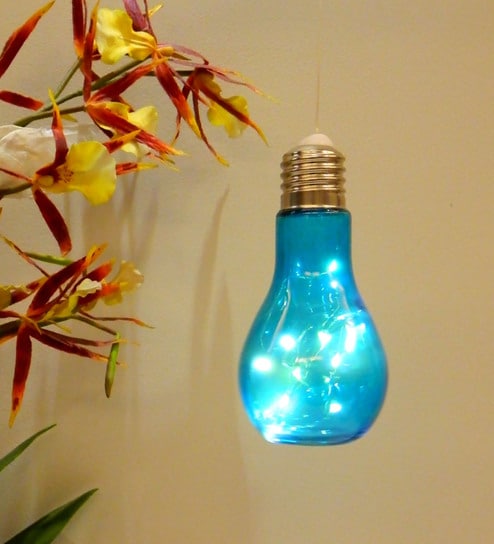 Buy Blue Glass Decorative Light By Tu Casa Online Decorative