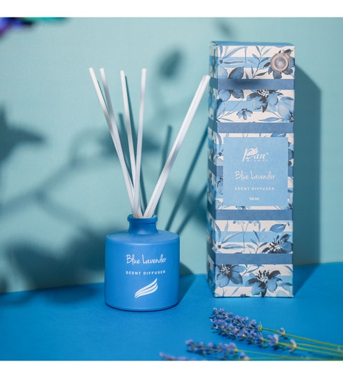 Blue Lavender Ceramic Diffuser (Blue)