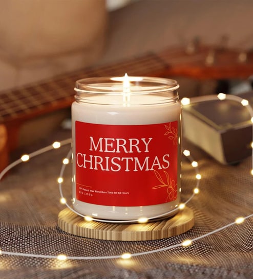 Blueberry Infused Christmas Candle A Sweet & Inviting Holiday Scent