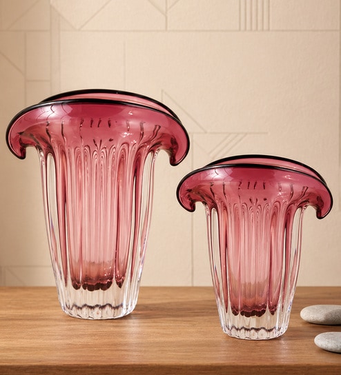 Blush Bloom Glass Vase S