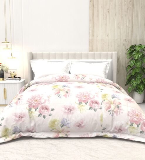 Blush Peony Garden Cold-Weather Comforter Single Bed Size 150cmx250cm