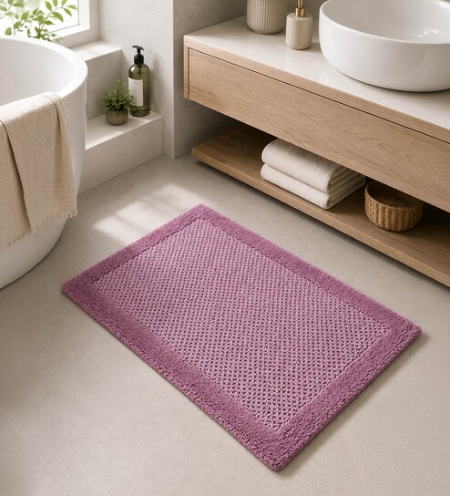 Blush Reversible Cotton Bathmat (40x60 cm)