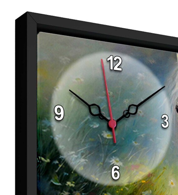 Buy Black Engineered Wood Analog Wall Clock Online Modern Wall Clocks