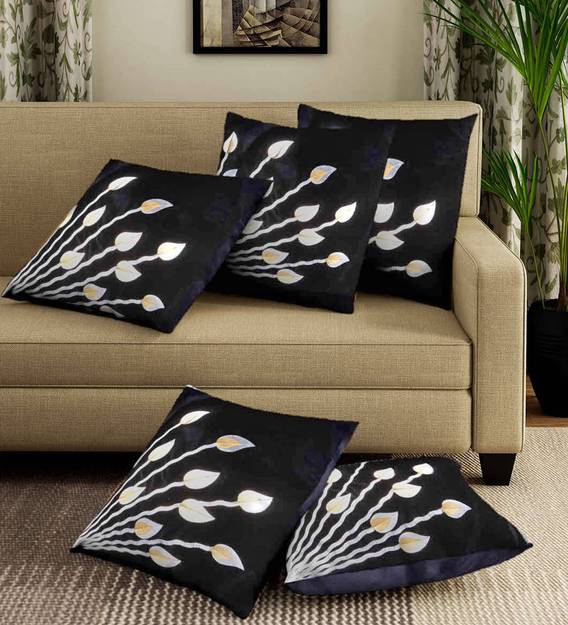 black velvet cushion covers