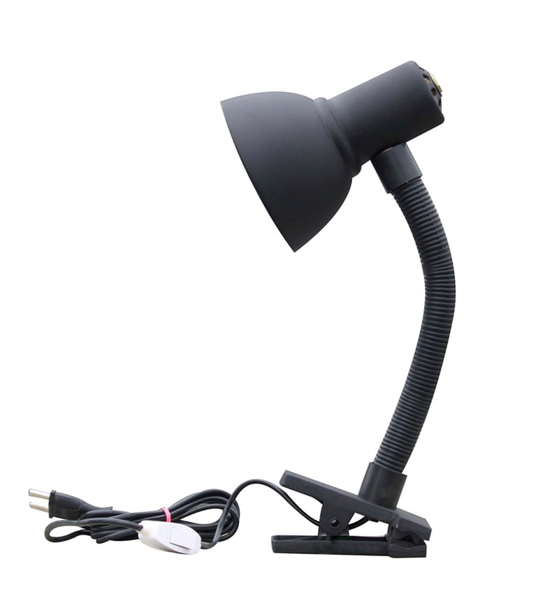 Buy Black Adjustable Study Table Lamp By BillieJean Online Work and