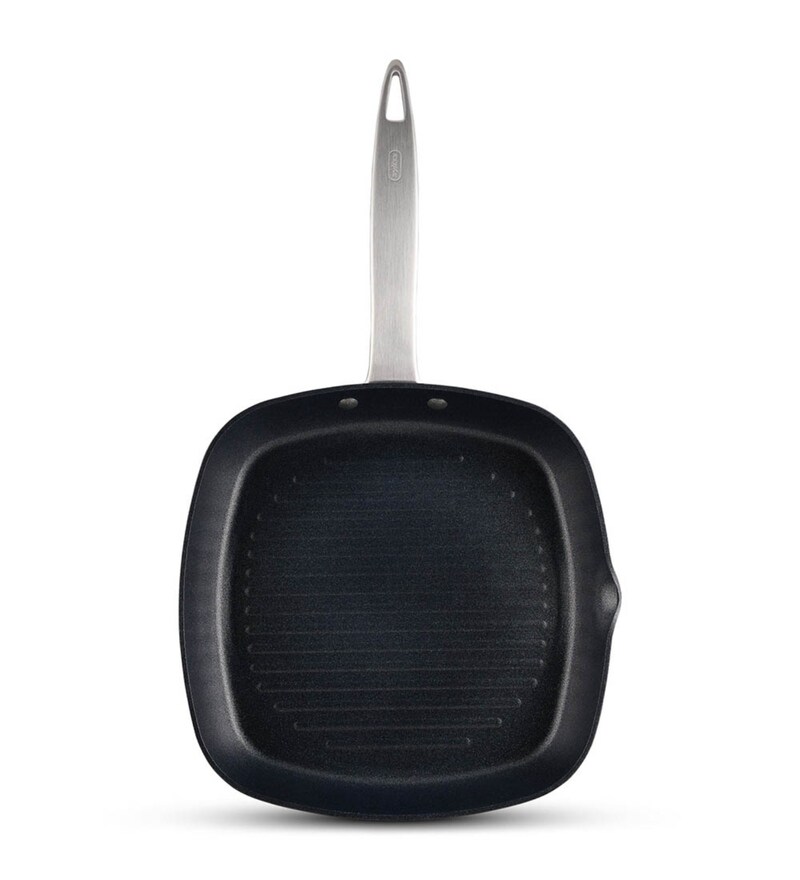 Buy Black 24.9 cm Aluminium Grill Pan by Zyliss Online Grill Pans