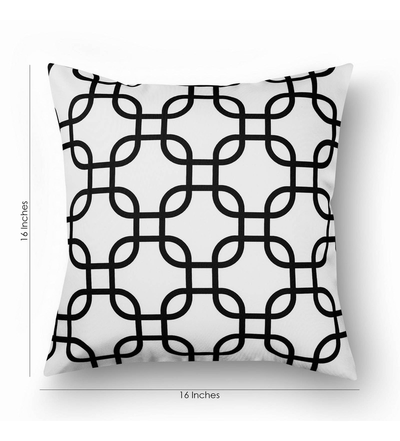 Buy Cotton Traditional Pattern 16x16 Inch Cushion Cover (Set Of 10) by