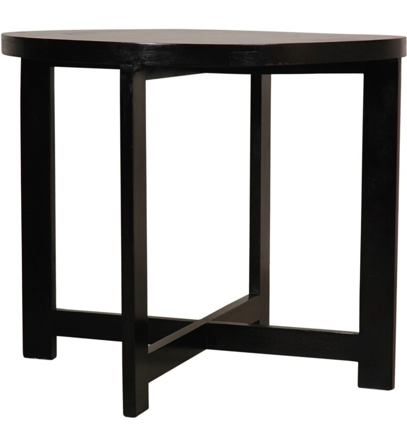 Buy Space Saving Four Seater Dining Set in Espresso Walnut Finish by