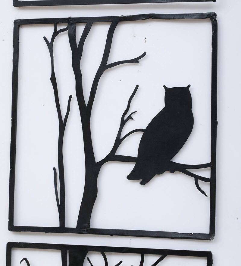 Buy Black Iron Tree Metal Wall Art By Desert Oak Online - Floral Metal ...