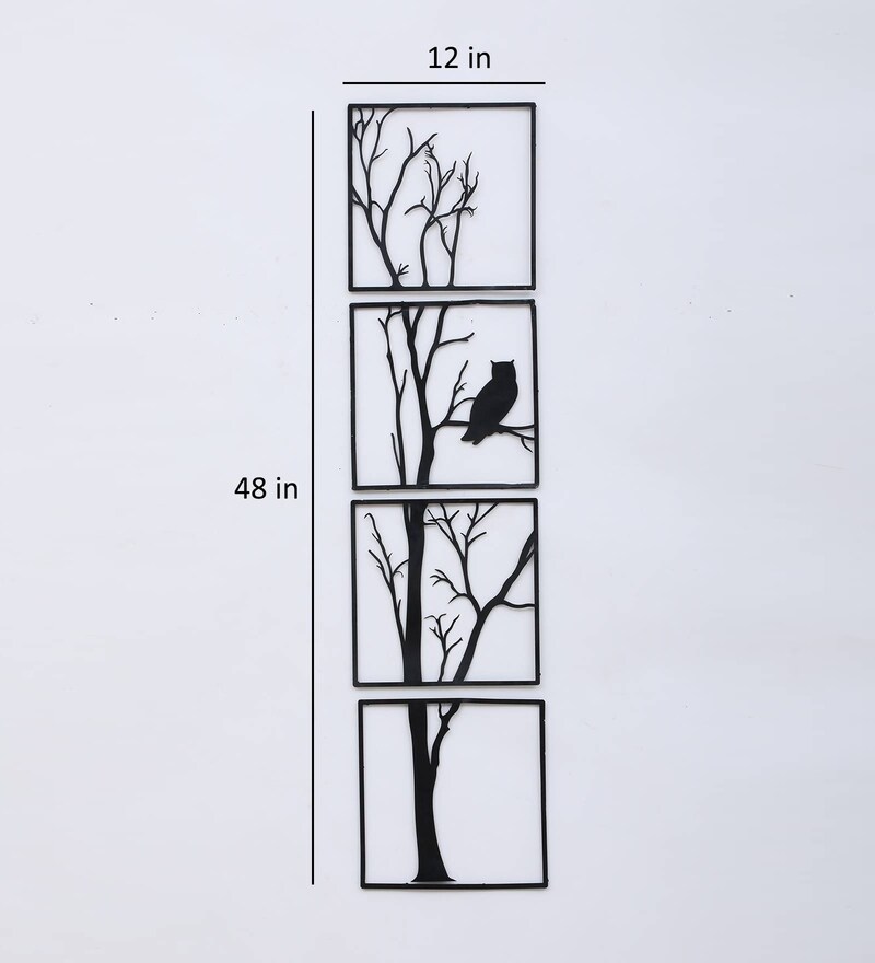 Buy Black Iron Tree Metal Wall Art By Desert Oak Online Floral Metal