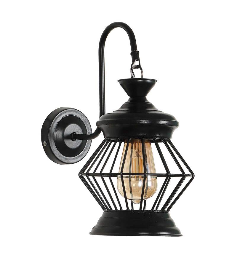 Buy Black Iron Wall Light By DecorativeRay Online Novelty Wall Lights