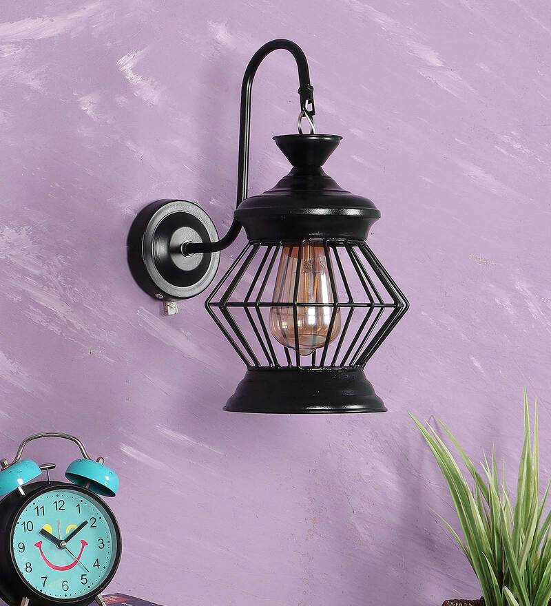 Buy Black Iron Wall Light By DecorativeRay Online Novelty Wall Lights
