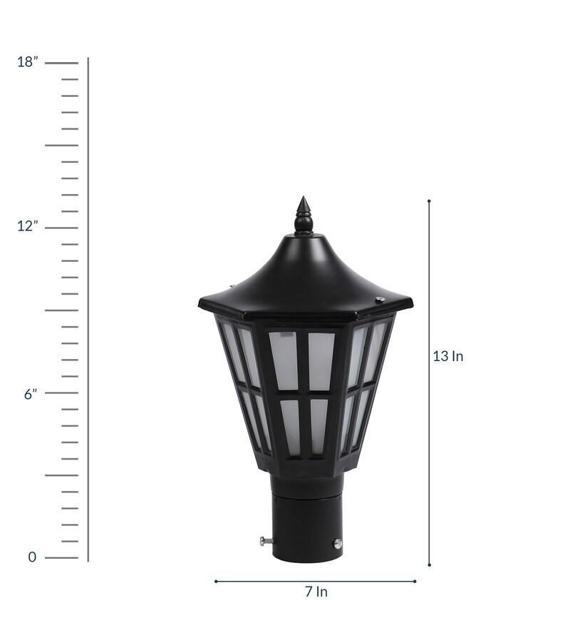 Buy Black Metal Gate Light By Brightdaisy Online Gate Lights