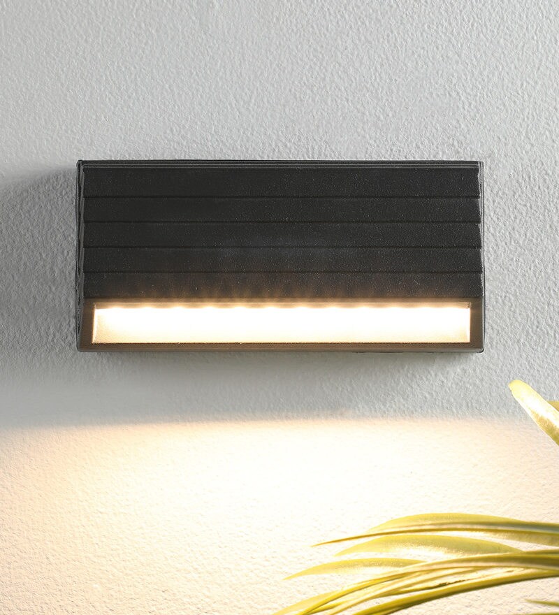 Buy Black Metal Outdoor Wall Light by Superscape Outdoor Lighting