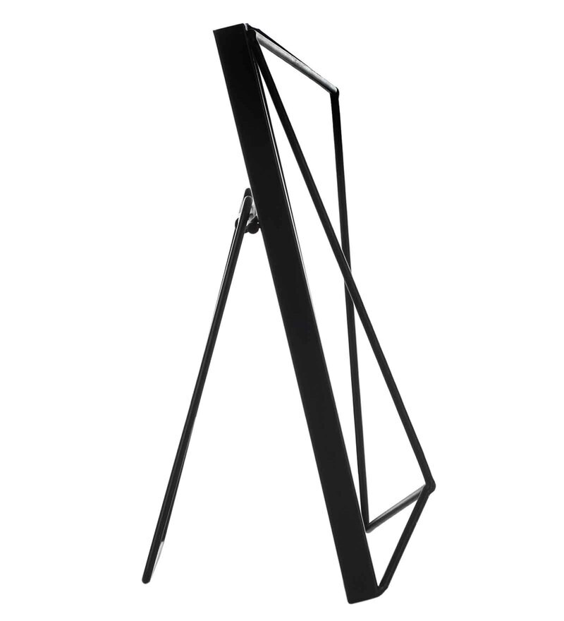 Buy Black Metal Slanted Geo Photo Frame By OddCroft Online Table