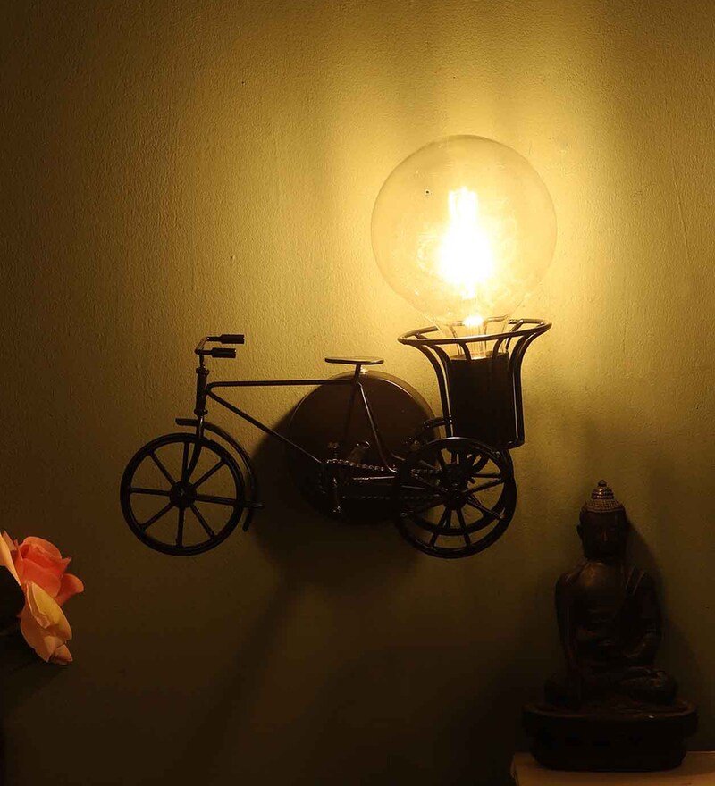 Buy Black Metal Wall Light By Eliante By Jainsons Lights Online