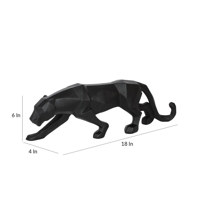 Buy Black Panther Polyresin Animal Figurine and Idols India Circus by