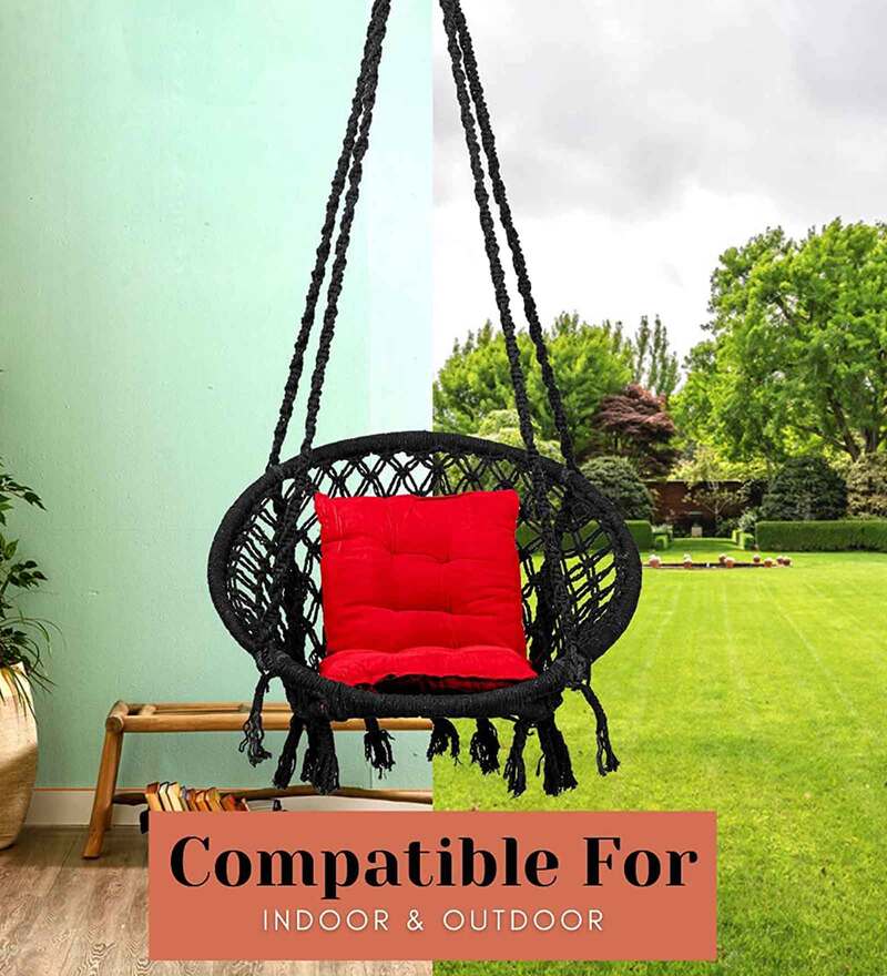 Buy Round Shape Swing in Black color by Swingzy Online Swings