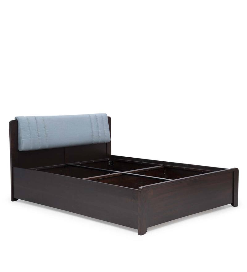 Buy Blaze Queen Size Bed with Upholstered Headboard and Hydraulic