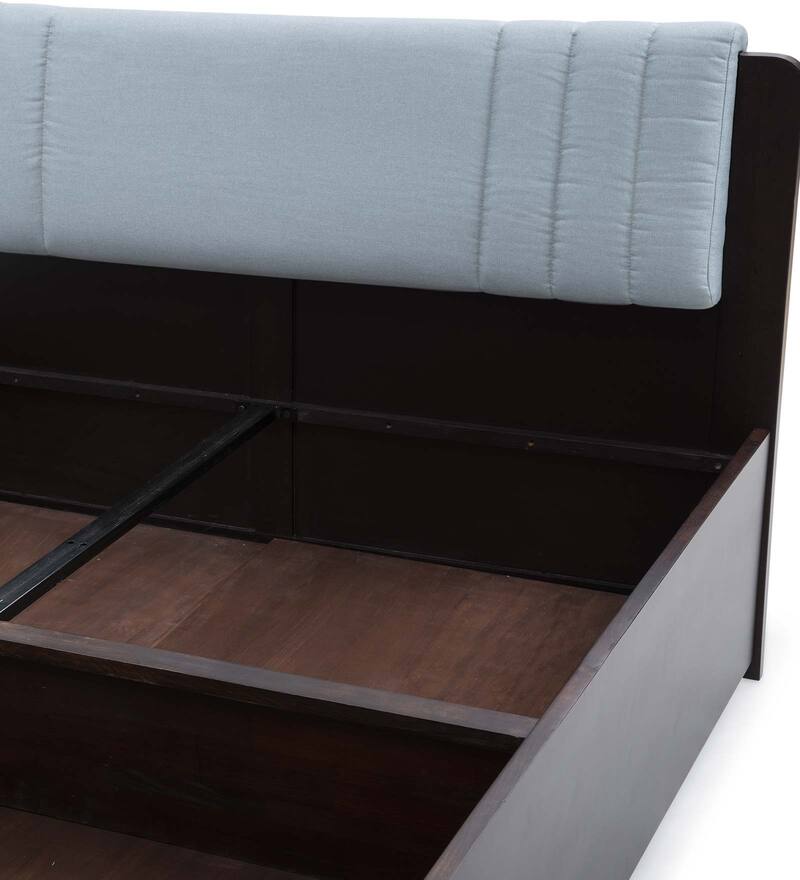 Buy Blaze Queen Size Bed with Upholstered Headboard and Hydraulic