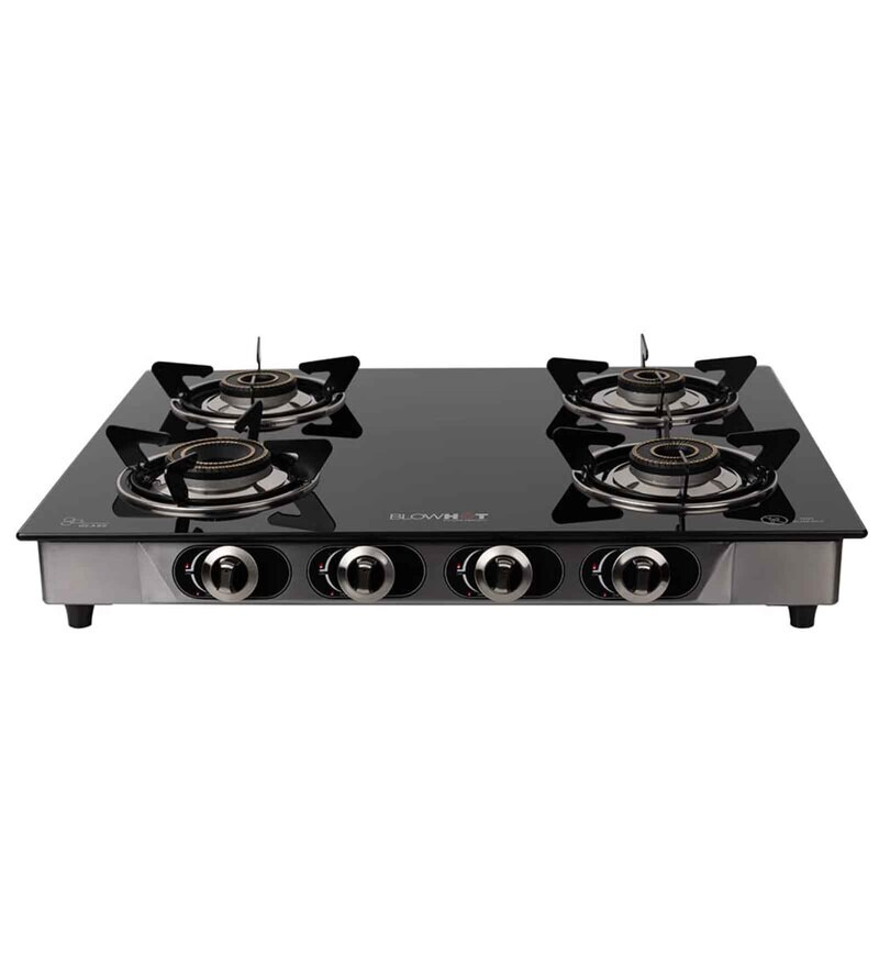 Buy Blowhot 4 Burner Gas Stove with Auto Ignition (G004 Jasper_BH