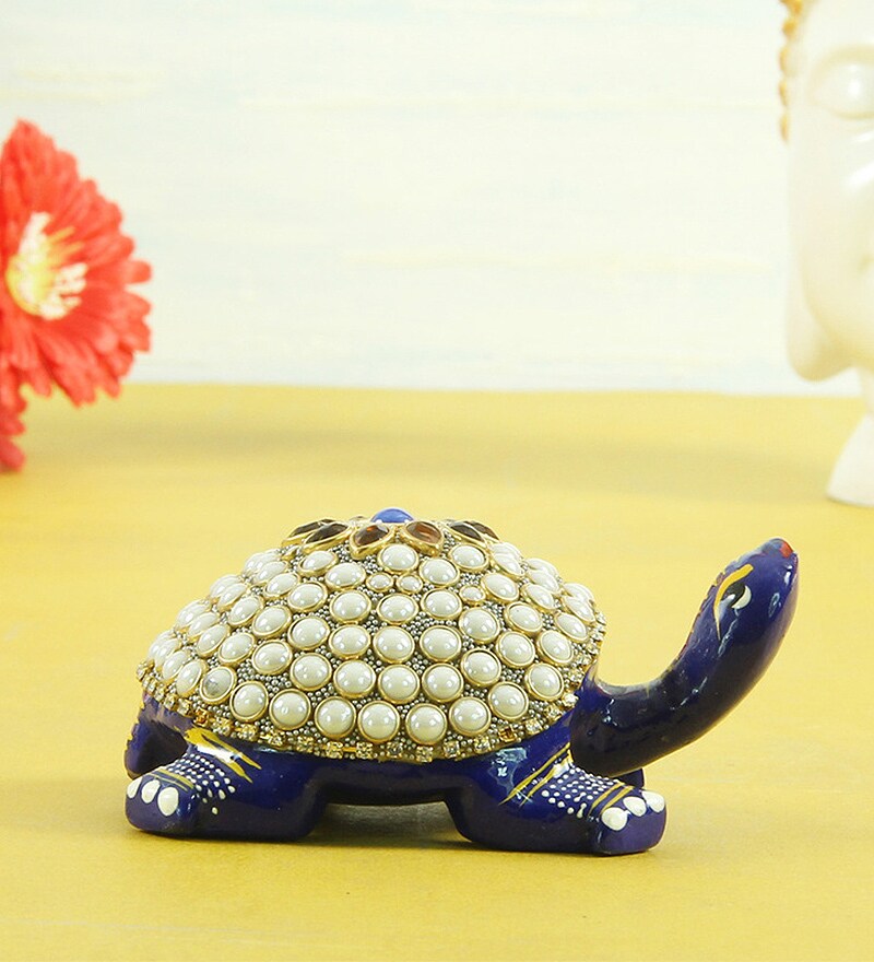 Buy Blue Metal Animal Figurines by Handicrafts Paradise Online Animal Figurines Animal