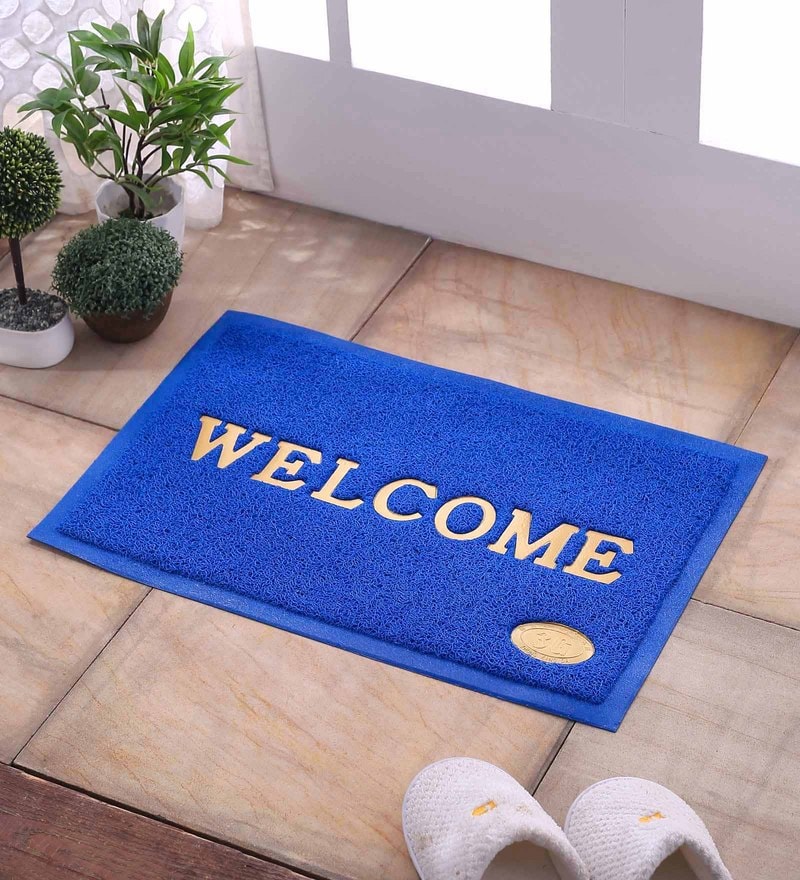 clear plastic door mat