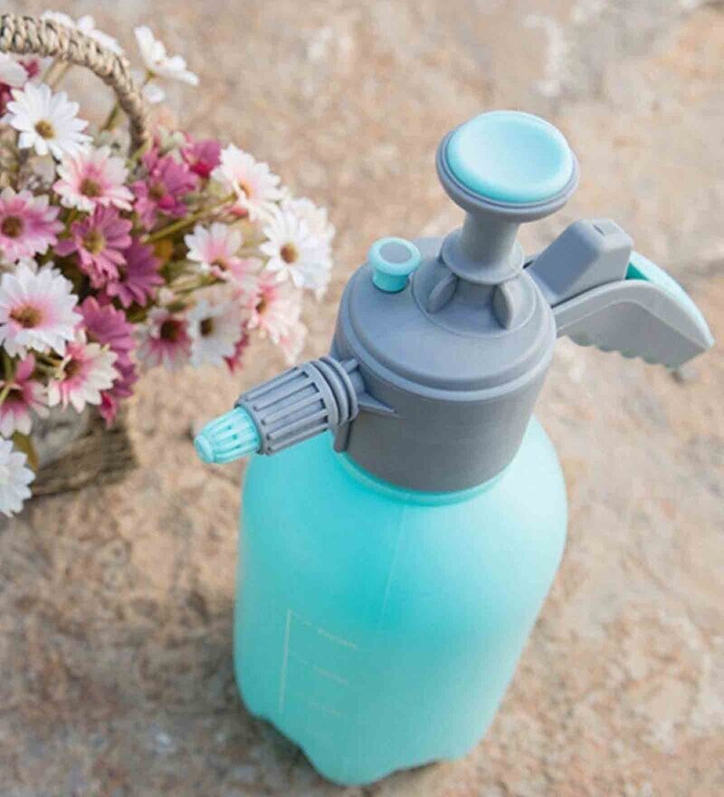 Buy Blue Plastic 2 Ltrs Water Spray Bottle Gardening Tool By House of
