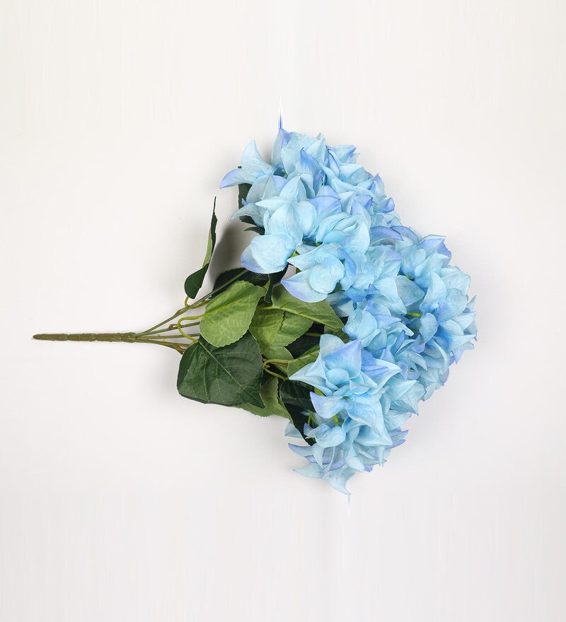 Buy Blue Polyester Fabric Beautiful Artificial Bougainvillea Flower