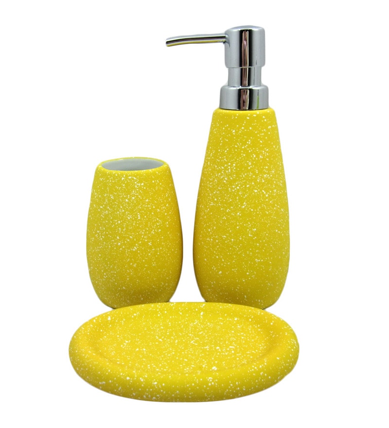 Bluewater Lemon Yellow Bathroom Set by Bluewater Bath Online