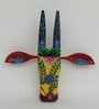Black & Blue Handcrafted Cow Sclupture Mango Wood Wall Mask