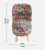 Black & Blue Printed Chair & Stool