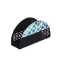 Black & Blue Steel Tissue Holder