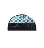 Black & Blue Steel Tissue Holder