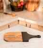 Black & Brown Acacia Wood Chopping Board