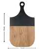Black & Brown Acacia Wood Chopping Board