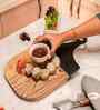 Black & Brown Acacia Wood Chopping Board