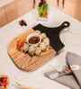 Black & Brown Acacia Wood Chopping Board
